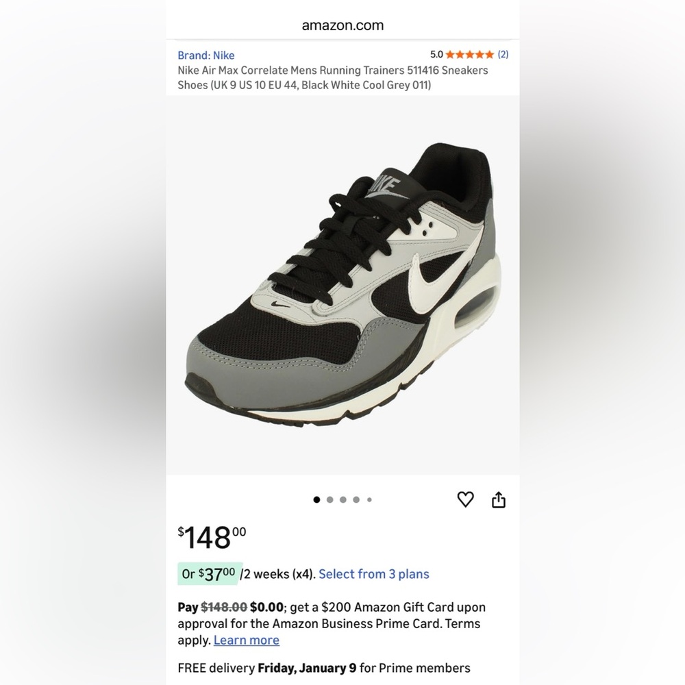 Nike Air Max Correlate Mens Running Shoes Sz 8 - Picture 10 of 10